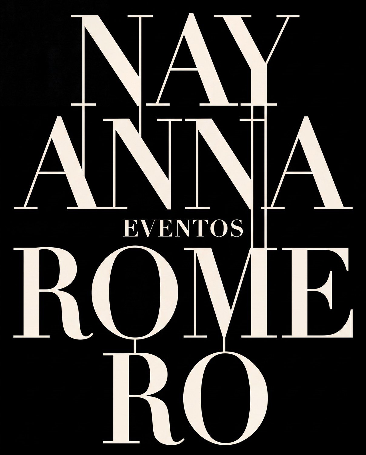 Nayanna Romero Eventos — wordmark
