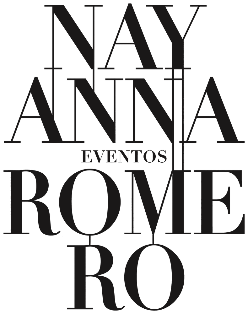 Nayanna Romero Eventos — wordmark vertical